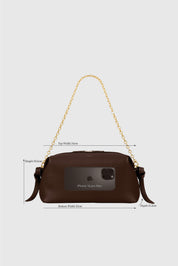 BRIOCHE POUCH - COGNAC SUEDE