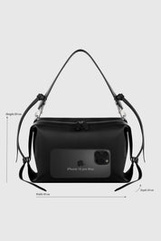BENTO - BLACK PEBBLE GRAINED LEATHER