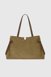 GYOZA TOTE - FENNEL SUEDE