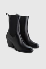 DELAVAR CHELSEA BOOT - BLACK LEATHER