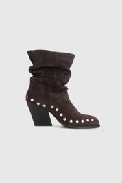 DELAVAR SLOUCH BOOT - NUTMEG SUEDE