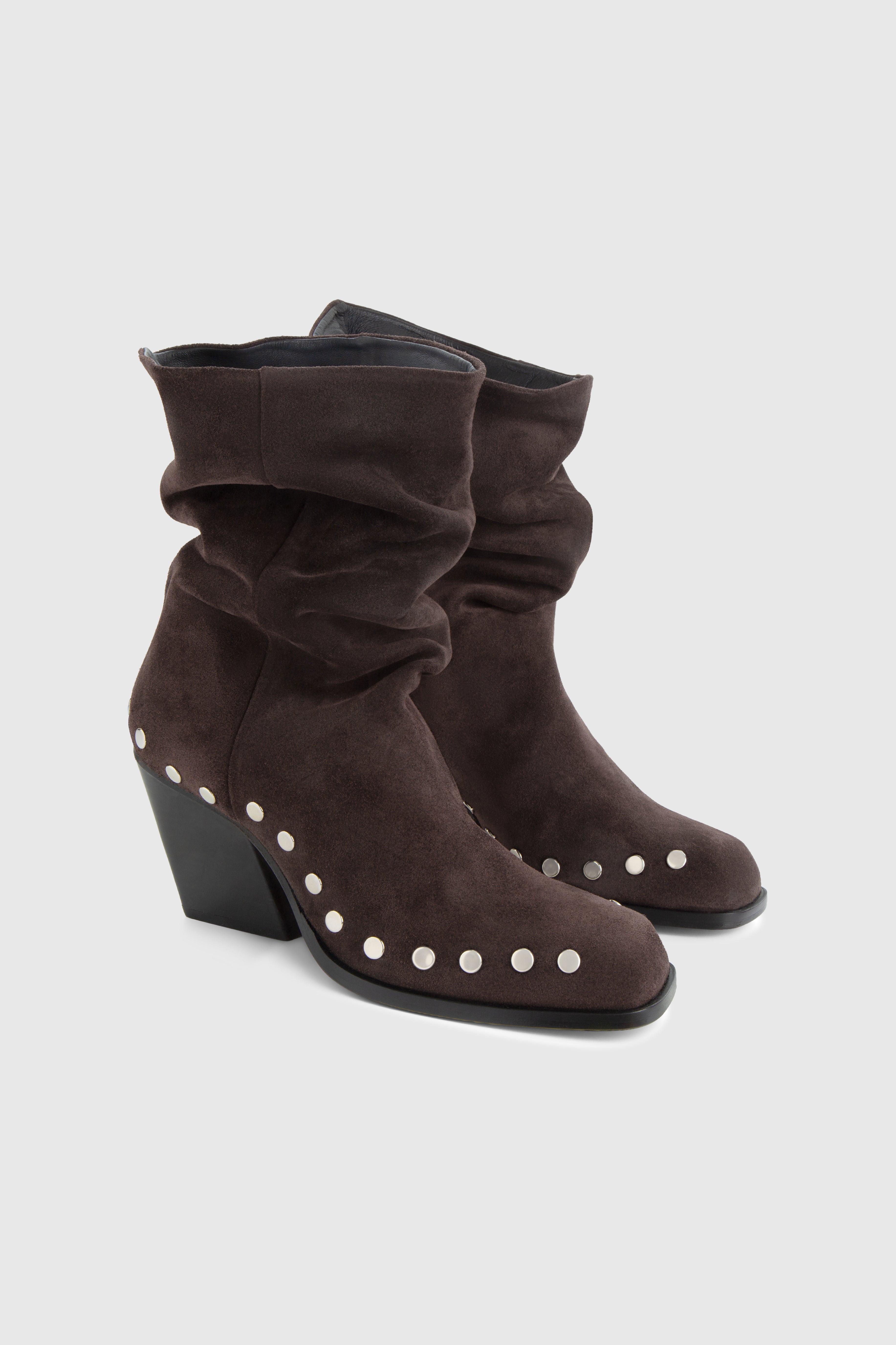DELAVAR SLOUCH BOOT - NUTMEG SUEDE