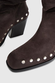 DELAVAR SLOUCH BOOT - NUTMEG SUEDE