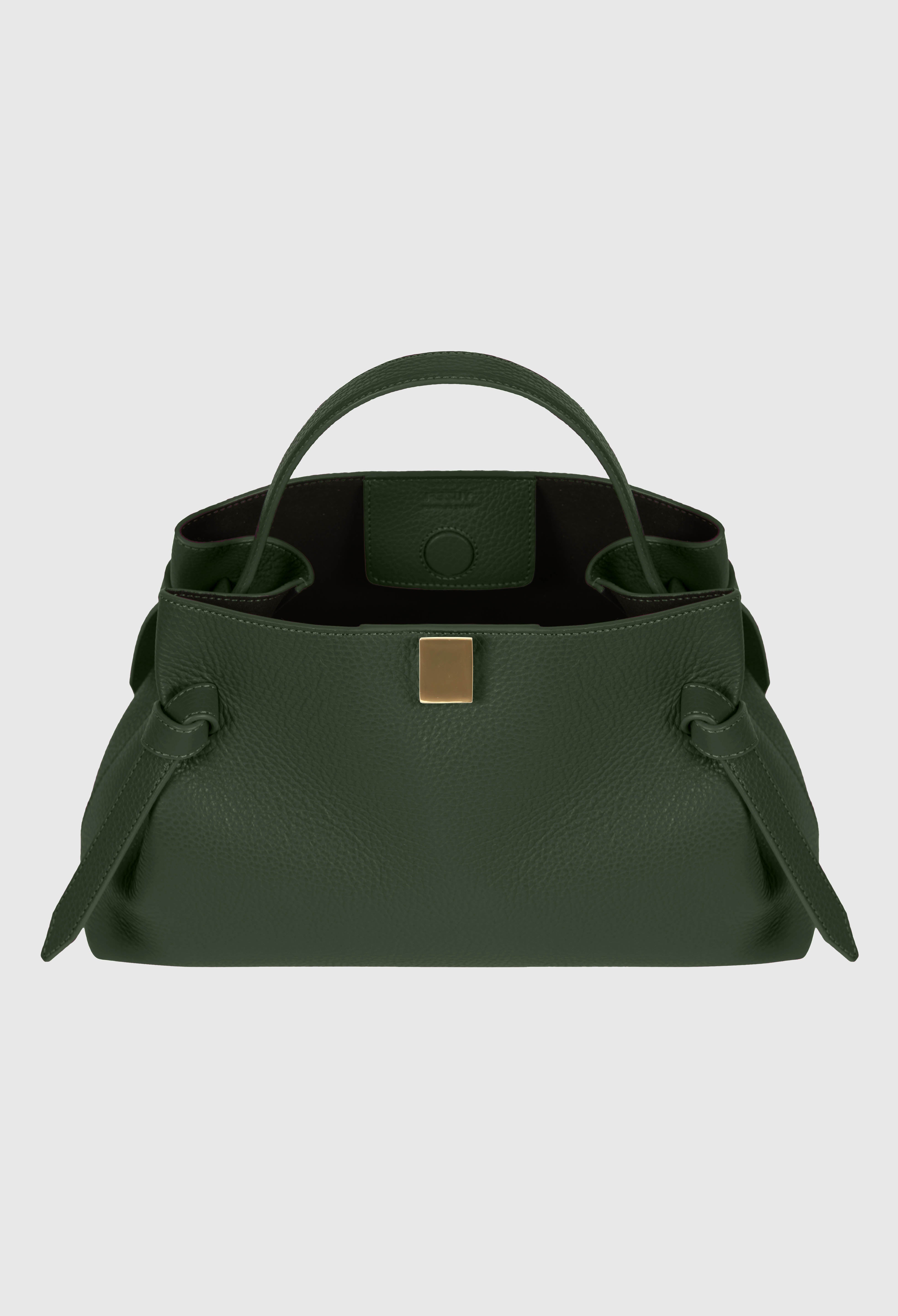 GYOZA - PINE PEBBLE GRAINED LEATHER