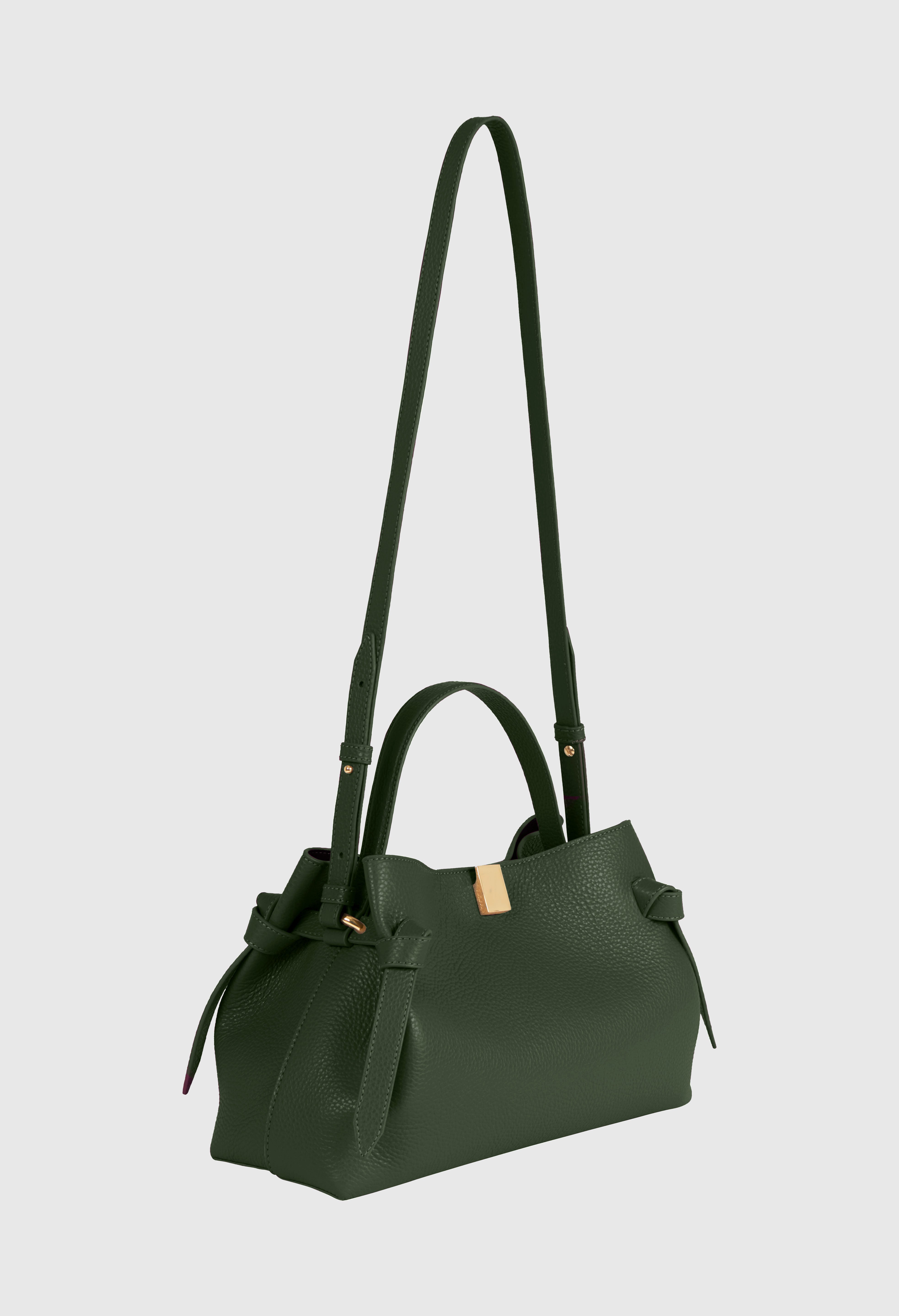 GYOZA - PINE PEBBLE GRAINED LEATHER