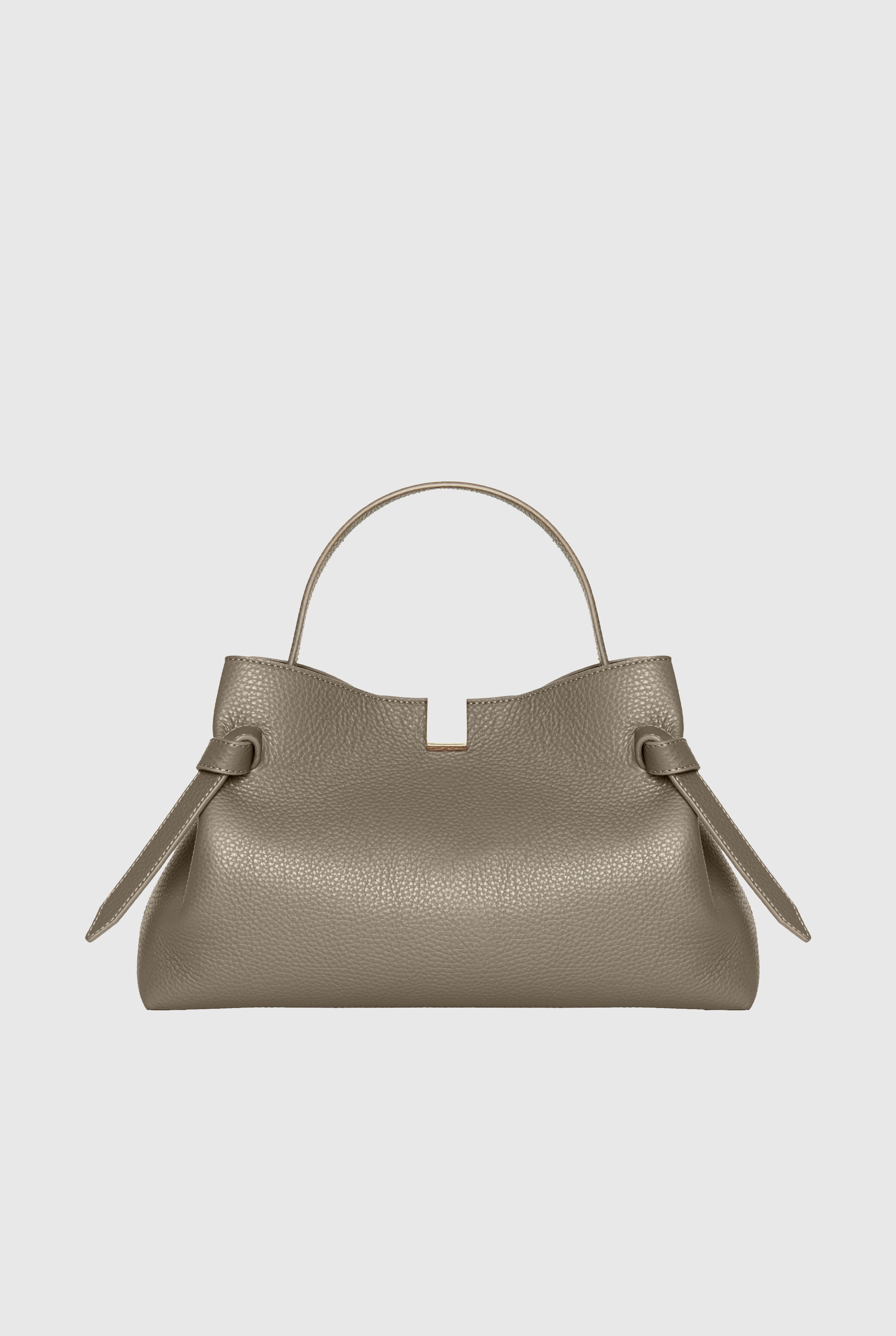 GYOZA - TAUPE PEBBLE GRAINED LEATHER