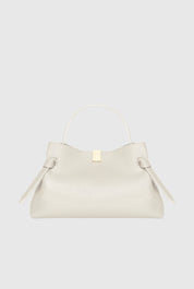 GYOZA - CREAM PEBBLE GRAINED LEATHER