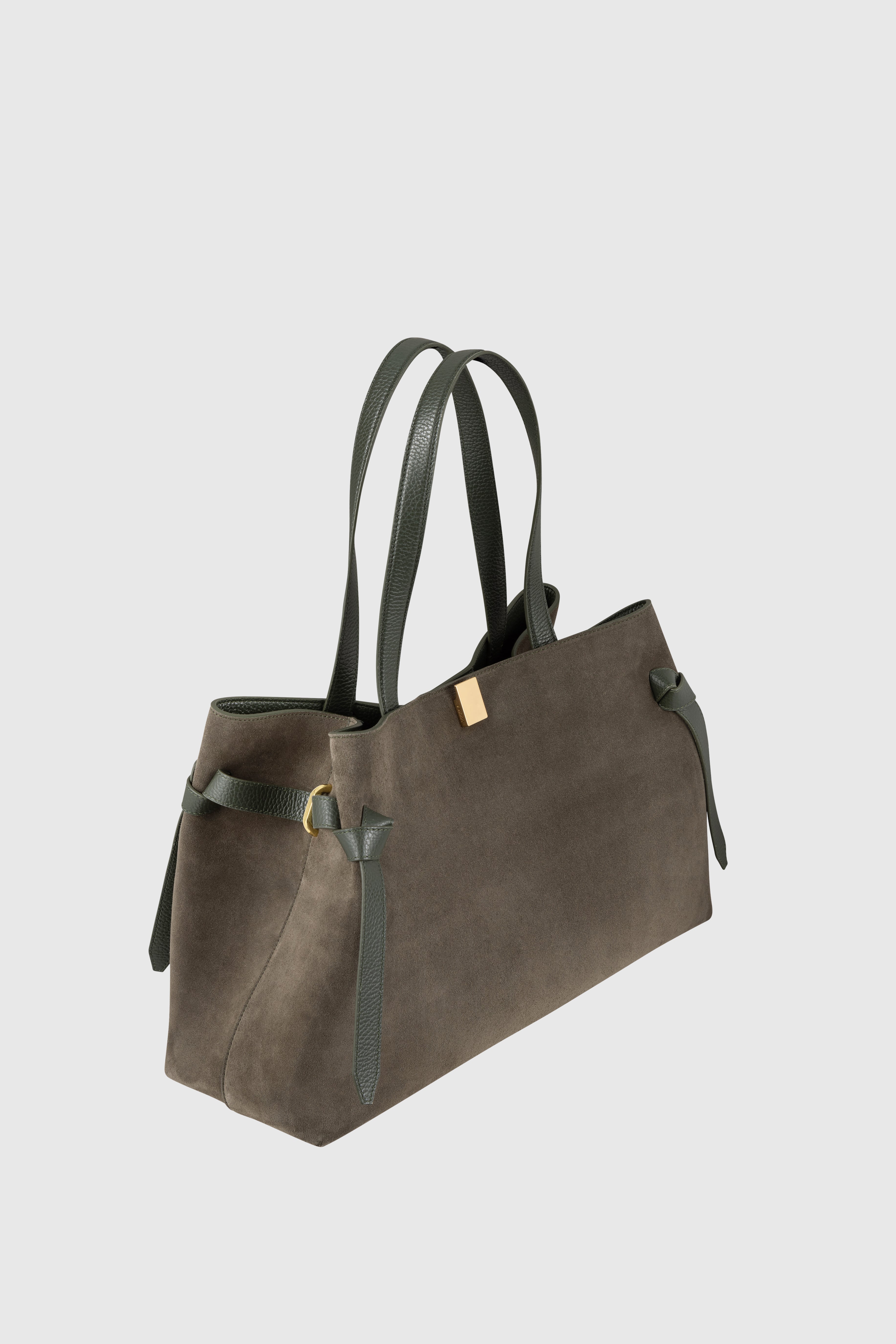 GYOZA TOTE - AGAVE SUEDE