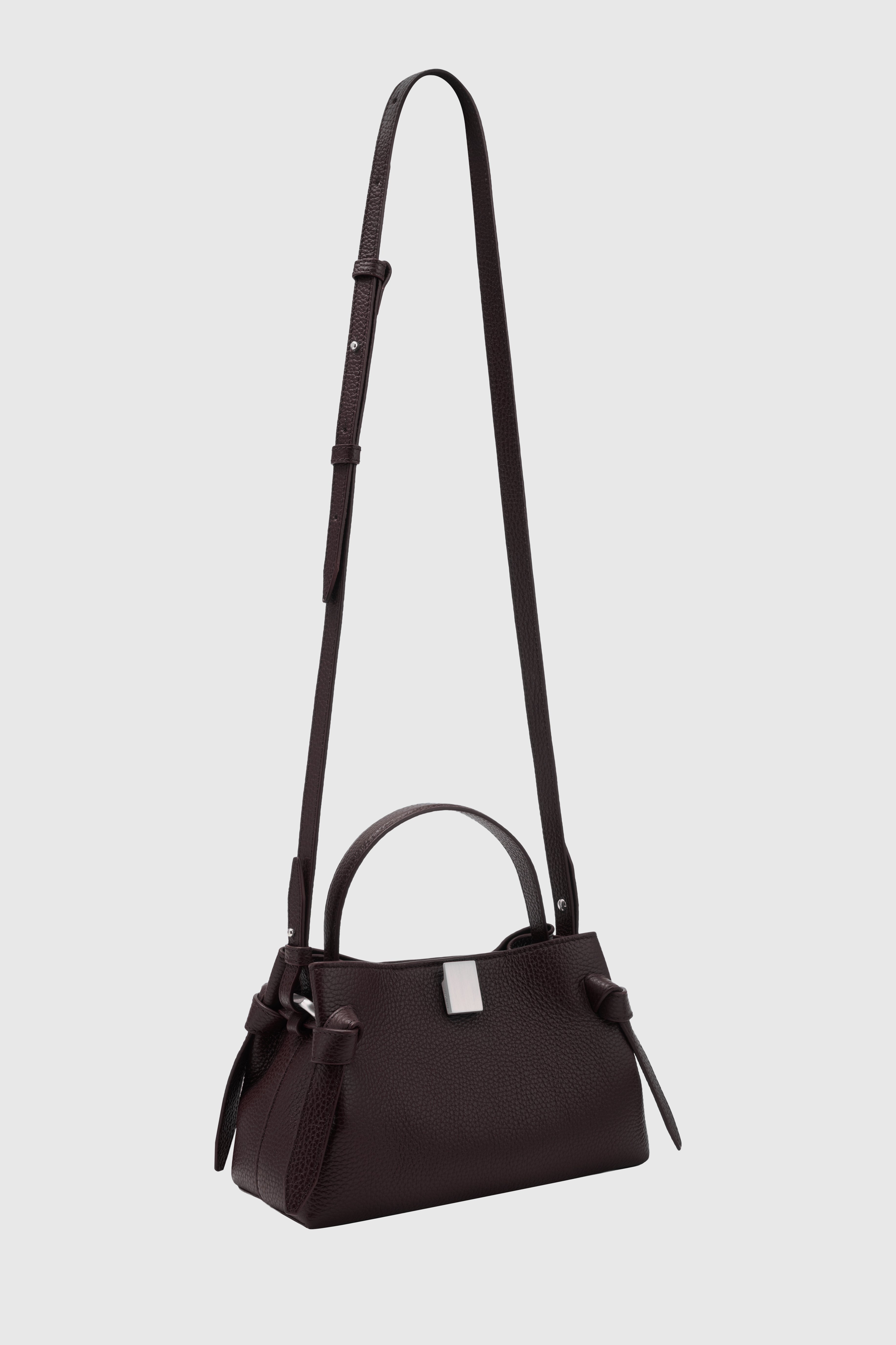 GYOZA MINI - CASSIS PEBBLE GRAINED LEATHER