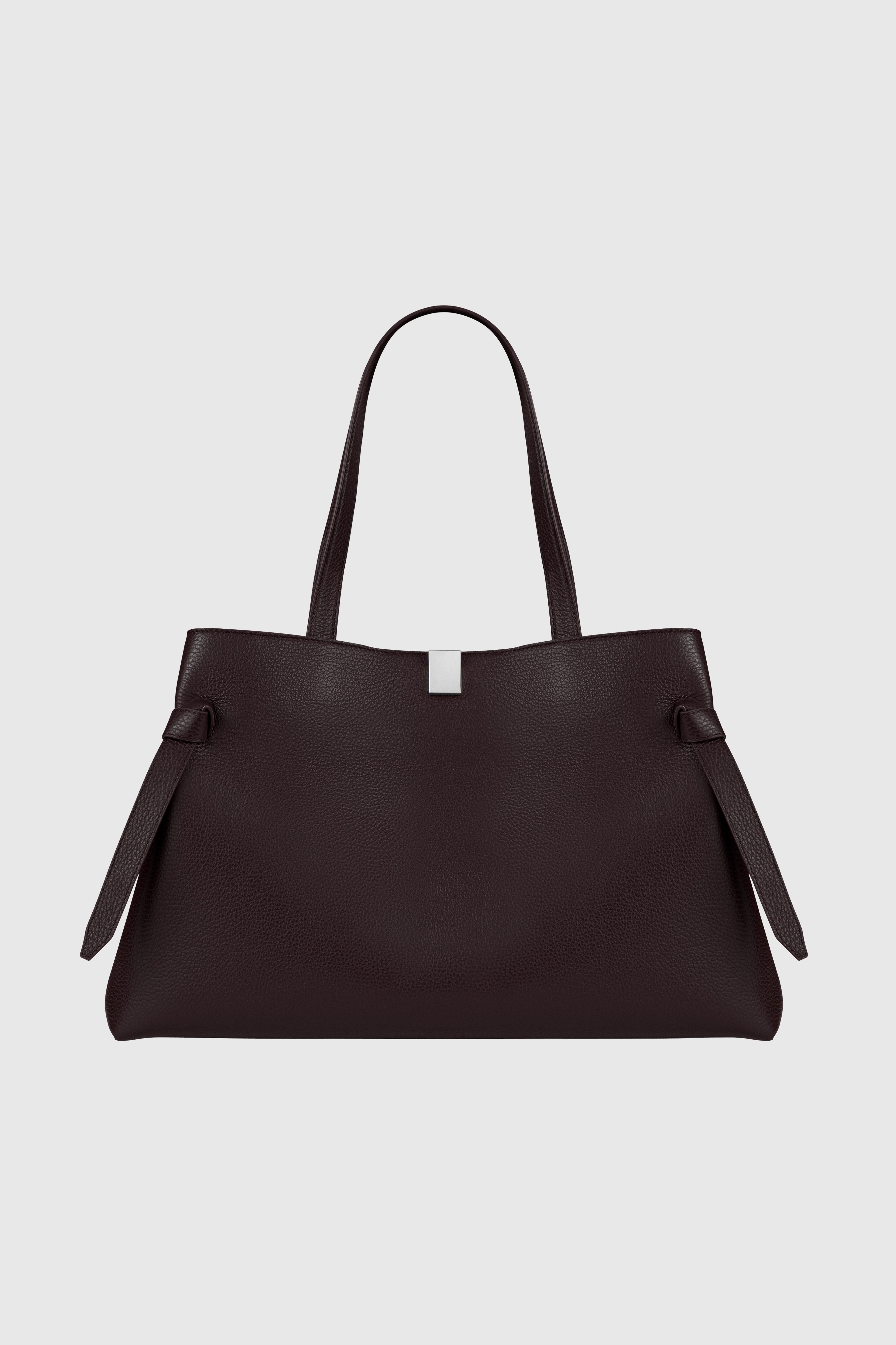 GYOZA TOTE - CASSIS PEBBLE GRAINED LEATHER