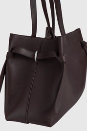 GYOZA TOTE - CASSIS PEBBLE GRAINED LEATHER