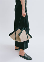 ZARIA MULE - BLACK LEATHER