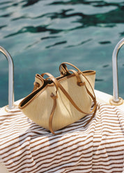 MOCHI - BISCUIT WOVEN RAFFIA