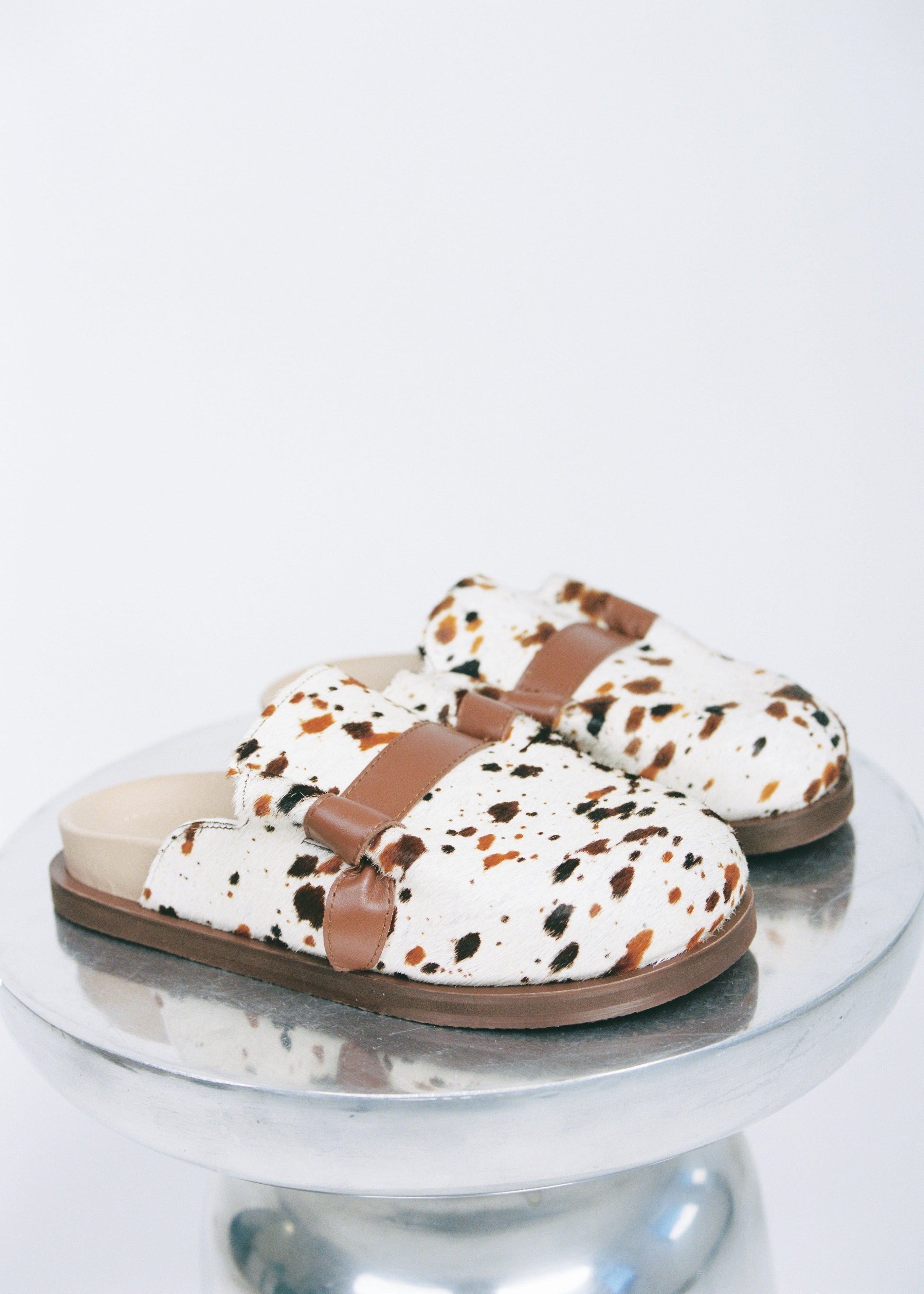 MOCHI SLIDES - PONY HAIR MULTI