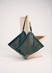 LARGE WONTON - ESPRESSO PEBBLE GRAINED LEATHER