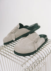 MOCHI SLIDES - GREY SUEDE