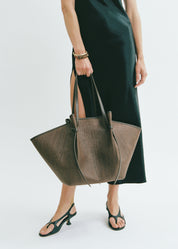 XL MOCHI - FUDGE WOVEN RAFFIA