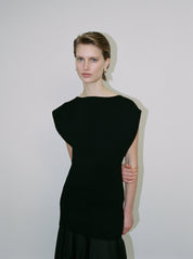 KIMIYA BUBBLE DRESS - BLACK