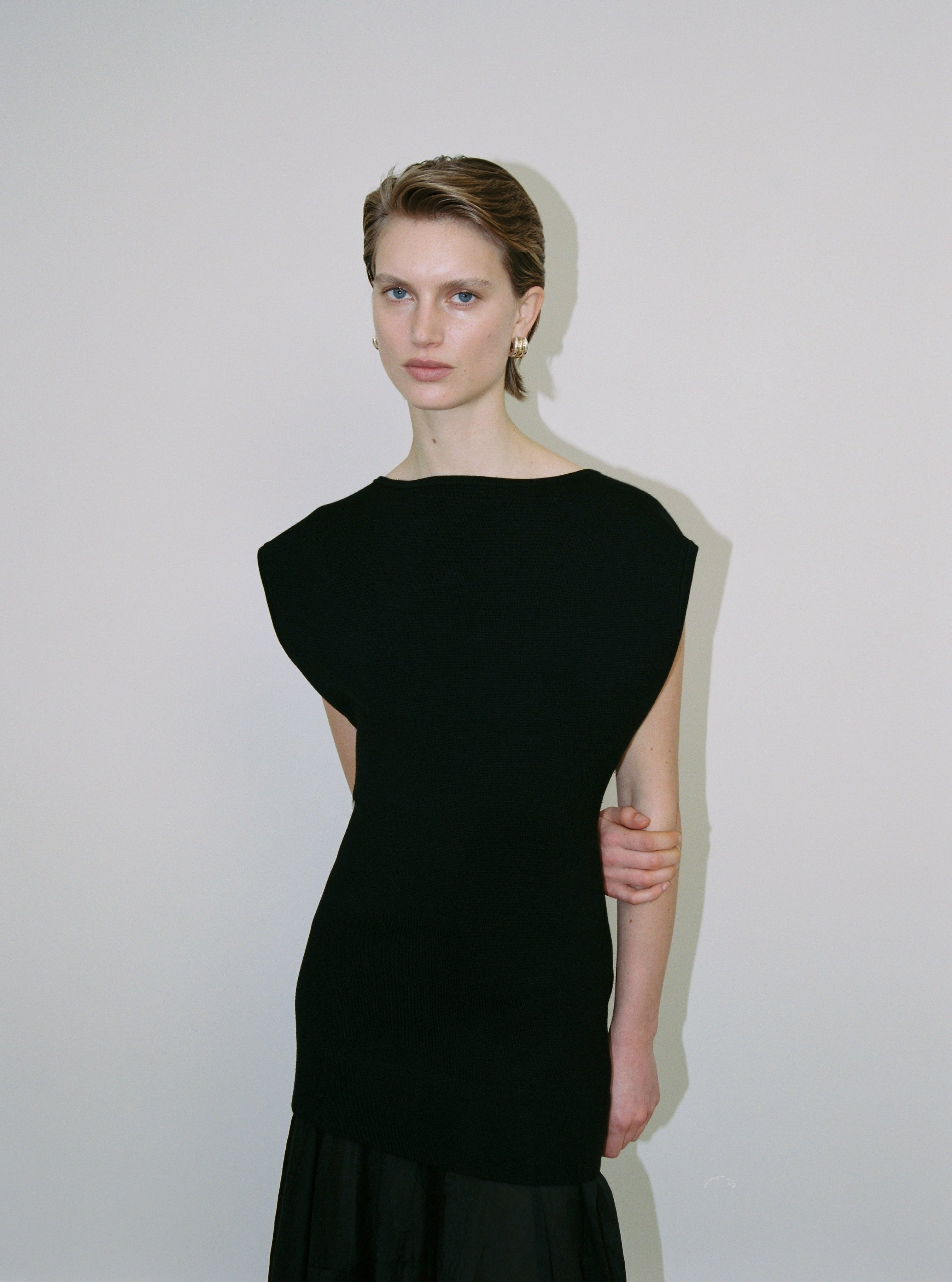 KIMIYA BUBBLE DRESS - BLACK
