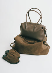 BRIOCHE WEEKENDER - CHOCOLATE SUEDE