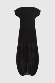 KIMIYA BUBBLE DRESS - BLACK