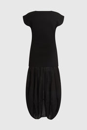 KIMIYA BUBBLE DRESS - BLACK