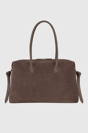 LARGE BRIOCHE DUFFLE - NUTMEG SUEDE