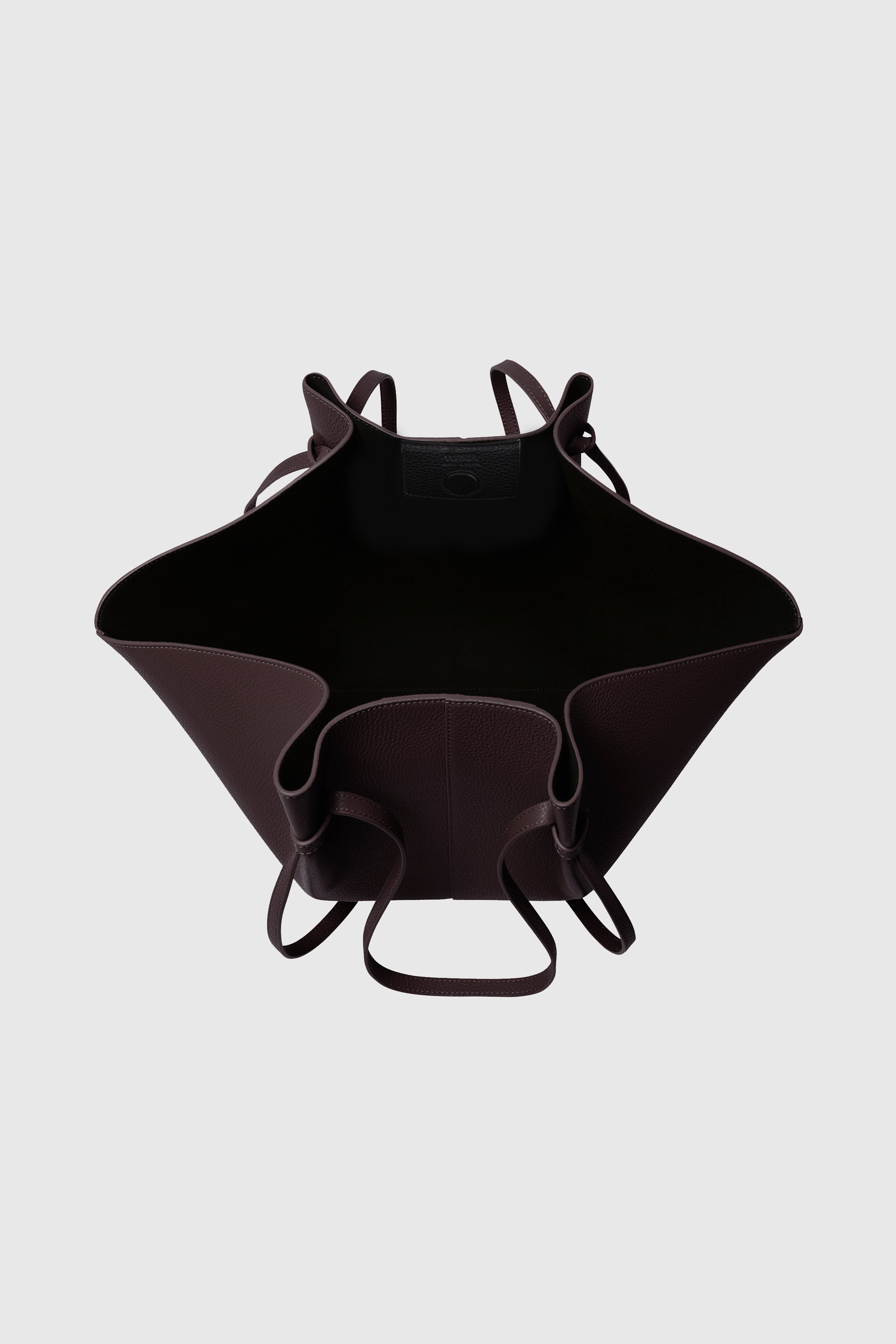 LARGE MOCHI - CASSIS PEBBLE GRAINED LEATHER