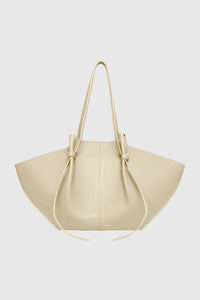 LARGE MOCHI - ANGORA PEBBLE GRAINED LEATHER