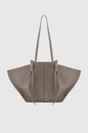 LARGE MOCHI - TAUPE SMOOTH LEATHER