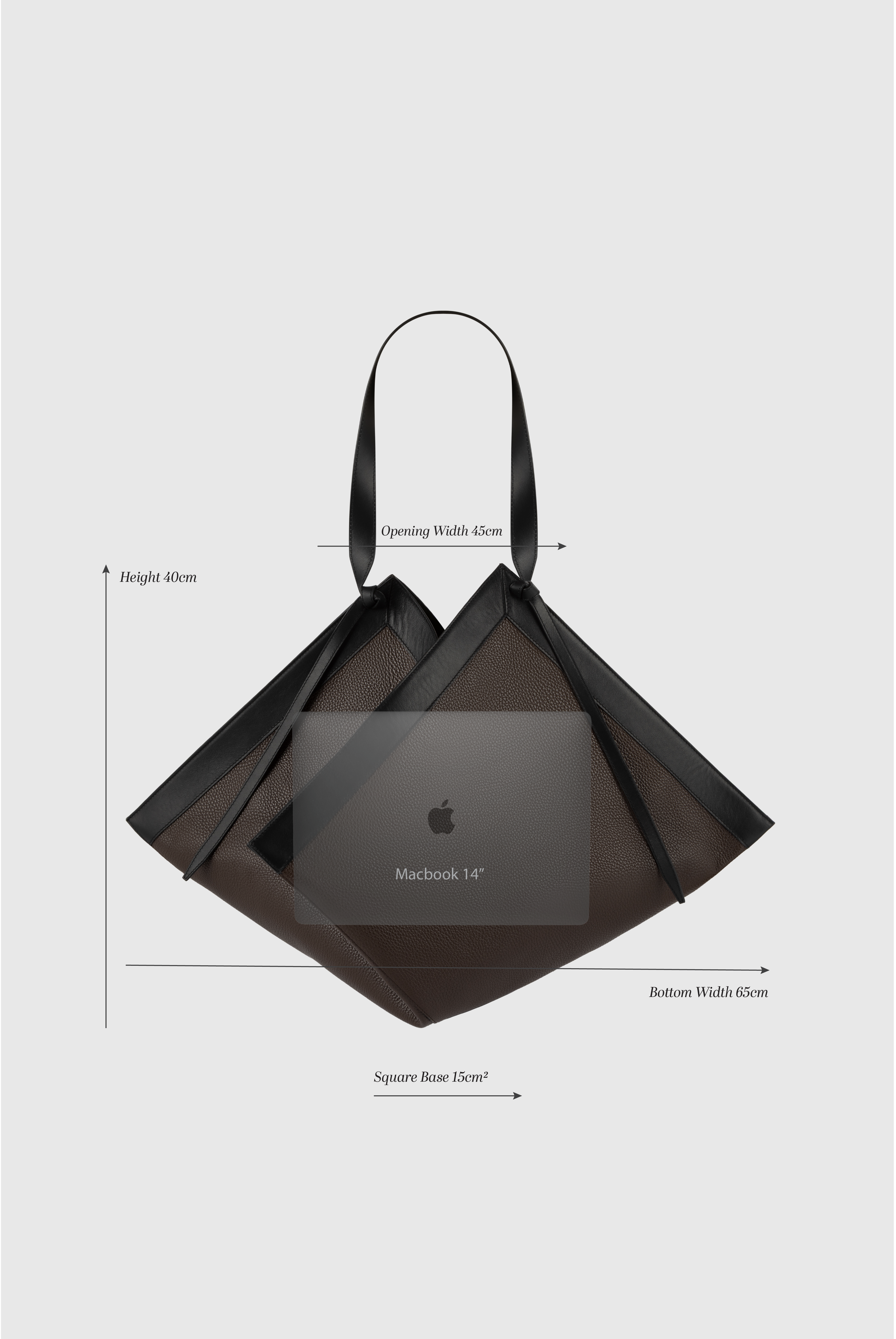 LARGE WONTON - ESPRESSO PEBBLE GRAINED LEATHER – Yuzefi LARGE WONTON - ESPRESSO PEBBLE GRAINED LEATHER – Yuzefi