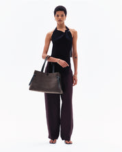 GYOZA TOTE - AGAVE SUEDE