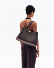 GYOZA TOTE - AGAVE SUEDE