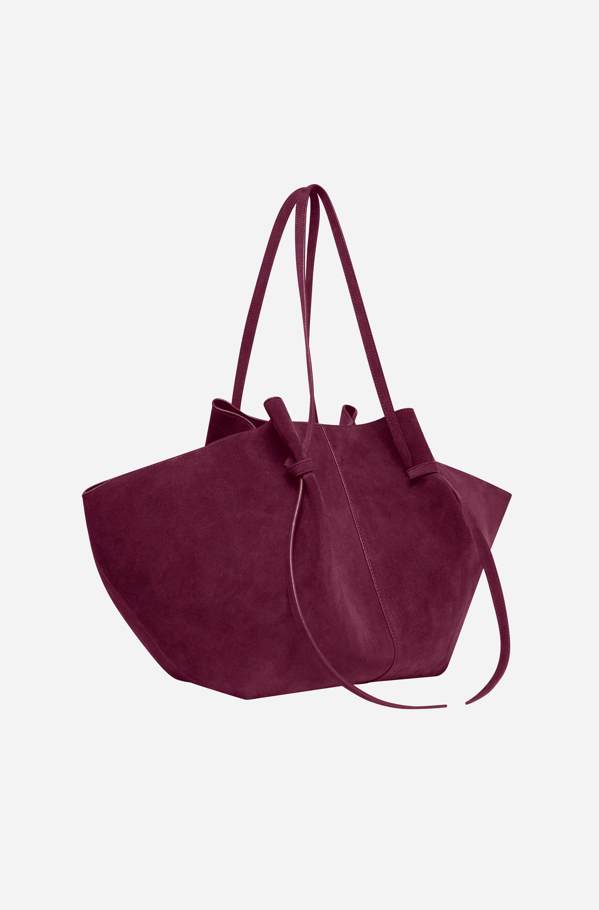 LARGE MOCHI - WINE SUEDE