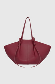 LARGE MOCHI - CRANBERRY PEBBLE GRAINED LEATHER