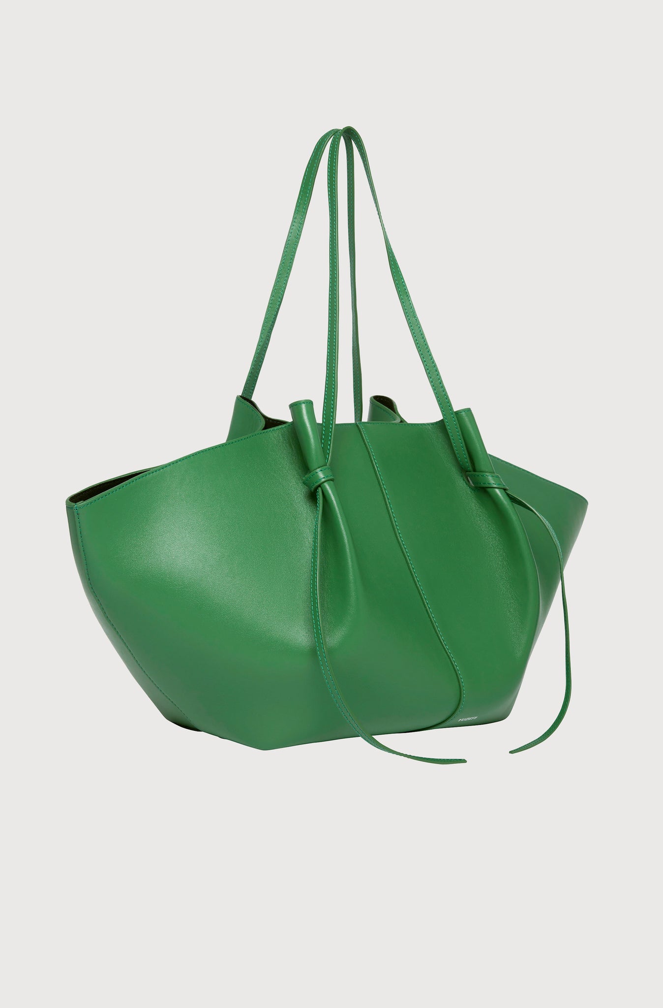 LARGE MOCHI - GREEN SMOOTH LEATHER