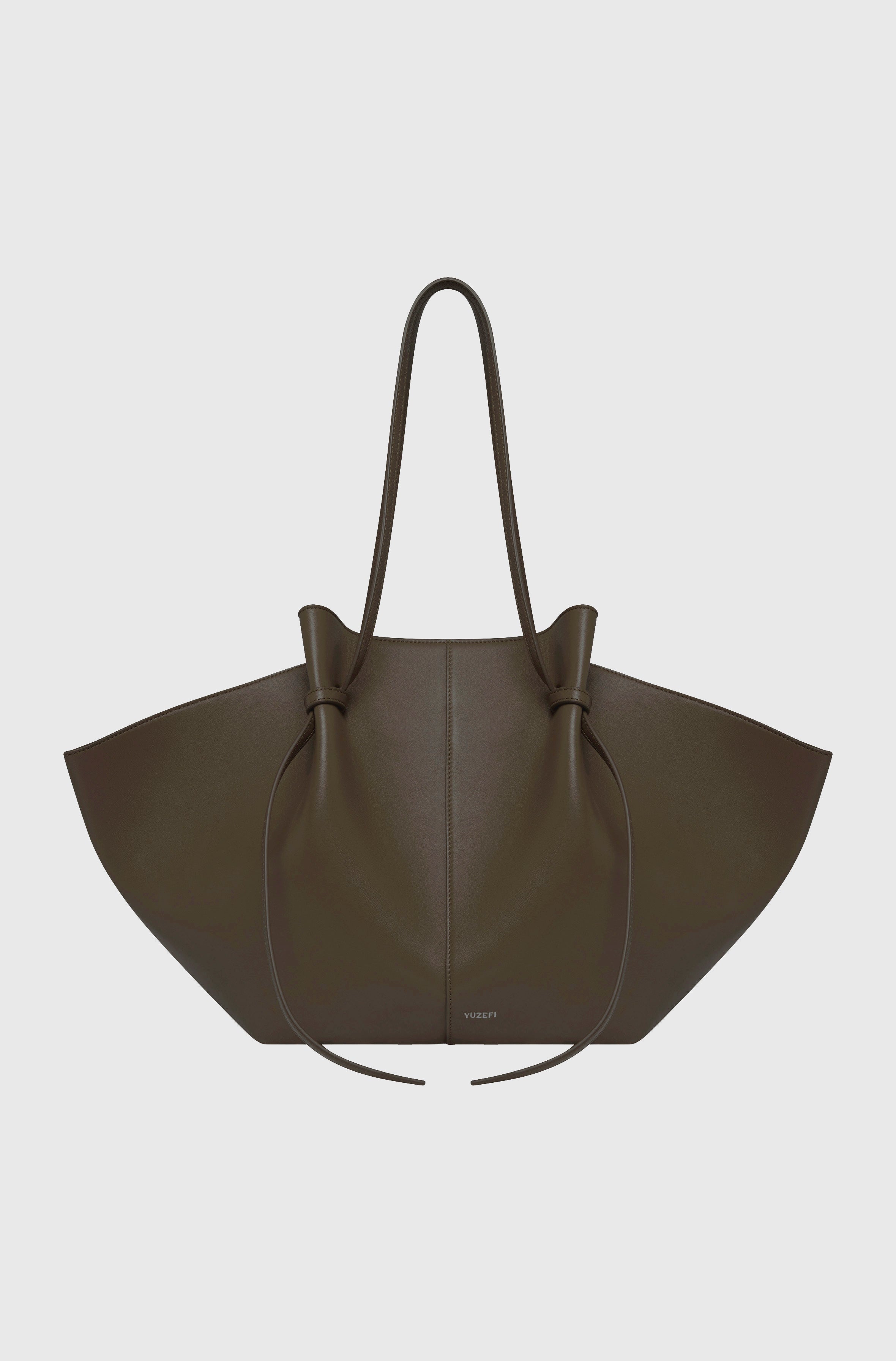 LARGE MOCHI - KHAKI SMOOTH LEATHER
