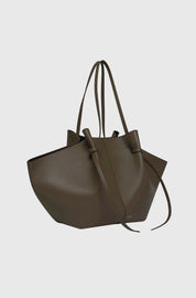 LARGE MOCHI - KHAKI SMOOTH LEATHER
