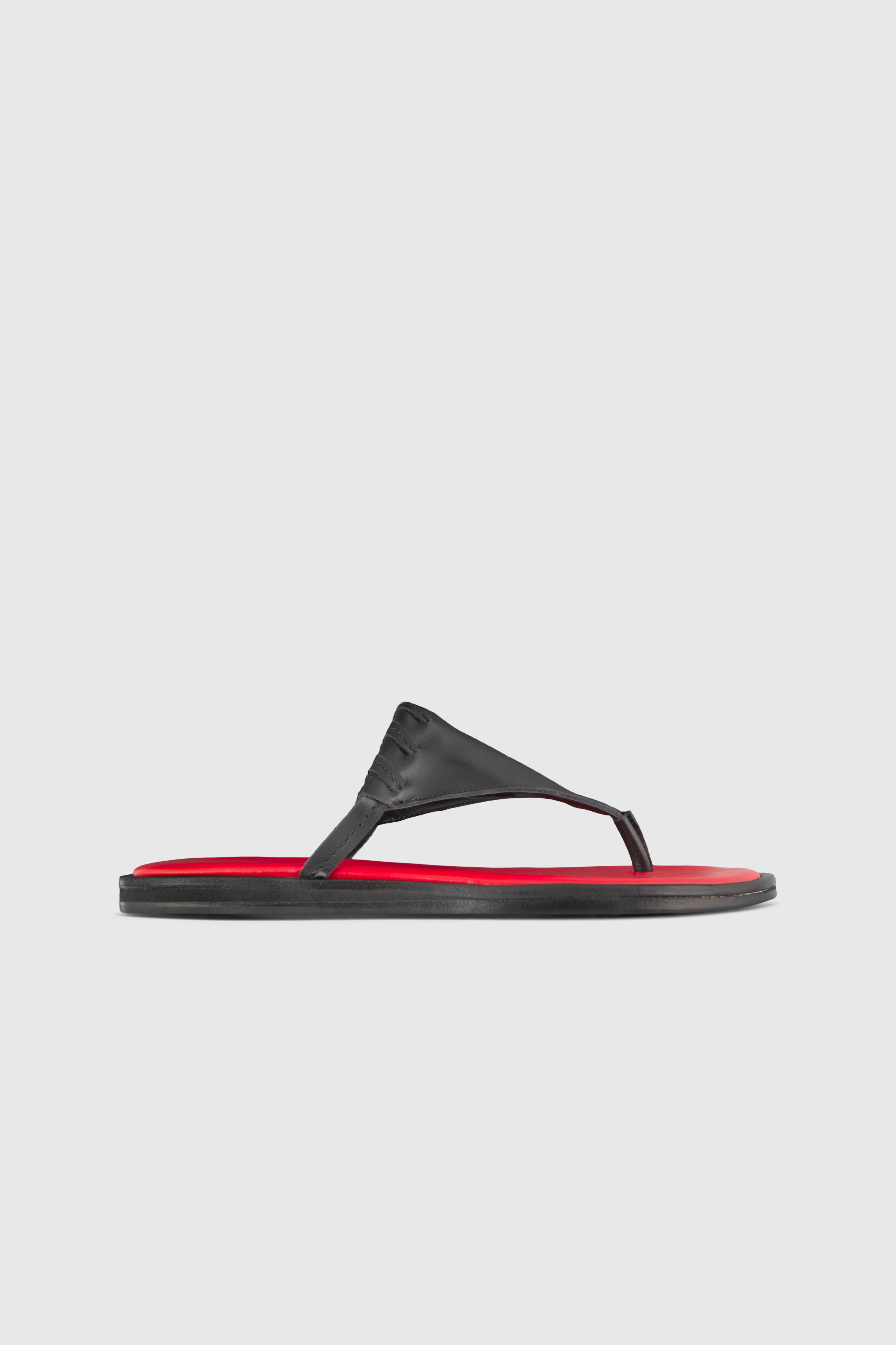 MARIS FLIP FLOP - BLACK GOJI LEATHER