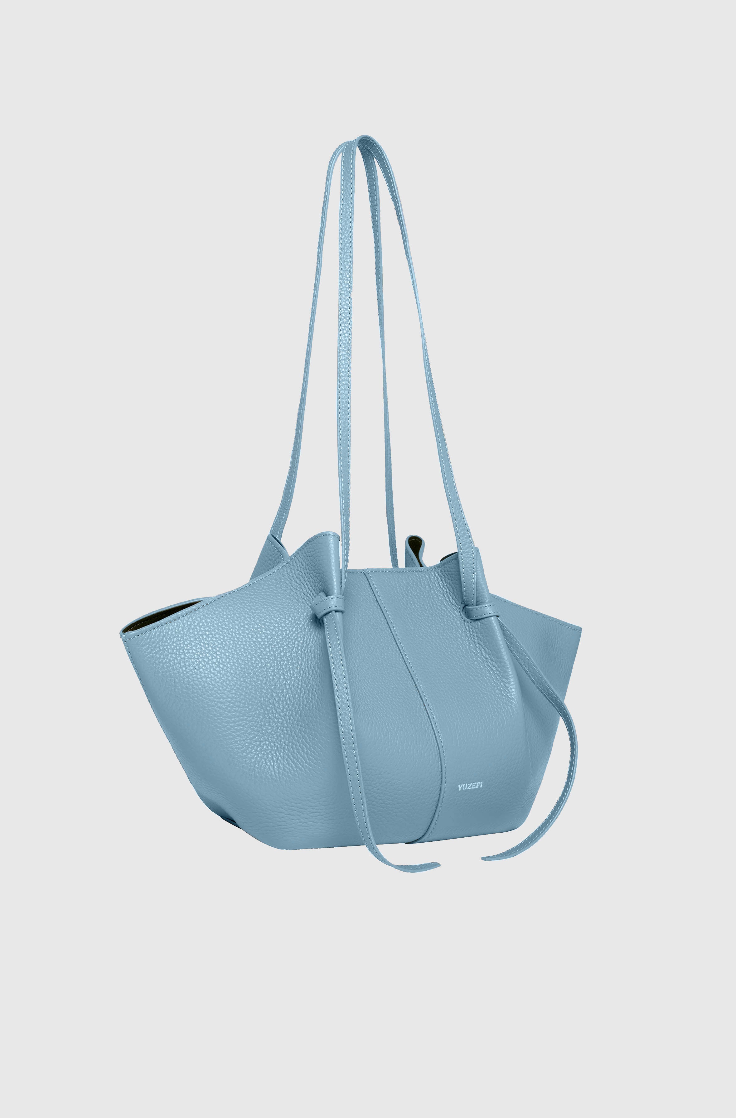MOCHI - CORNFLOWER PEBBLE GRAINED LEATHER
