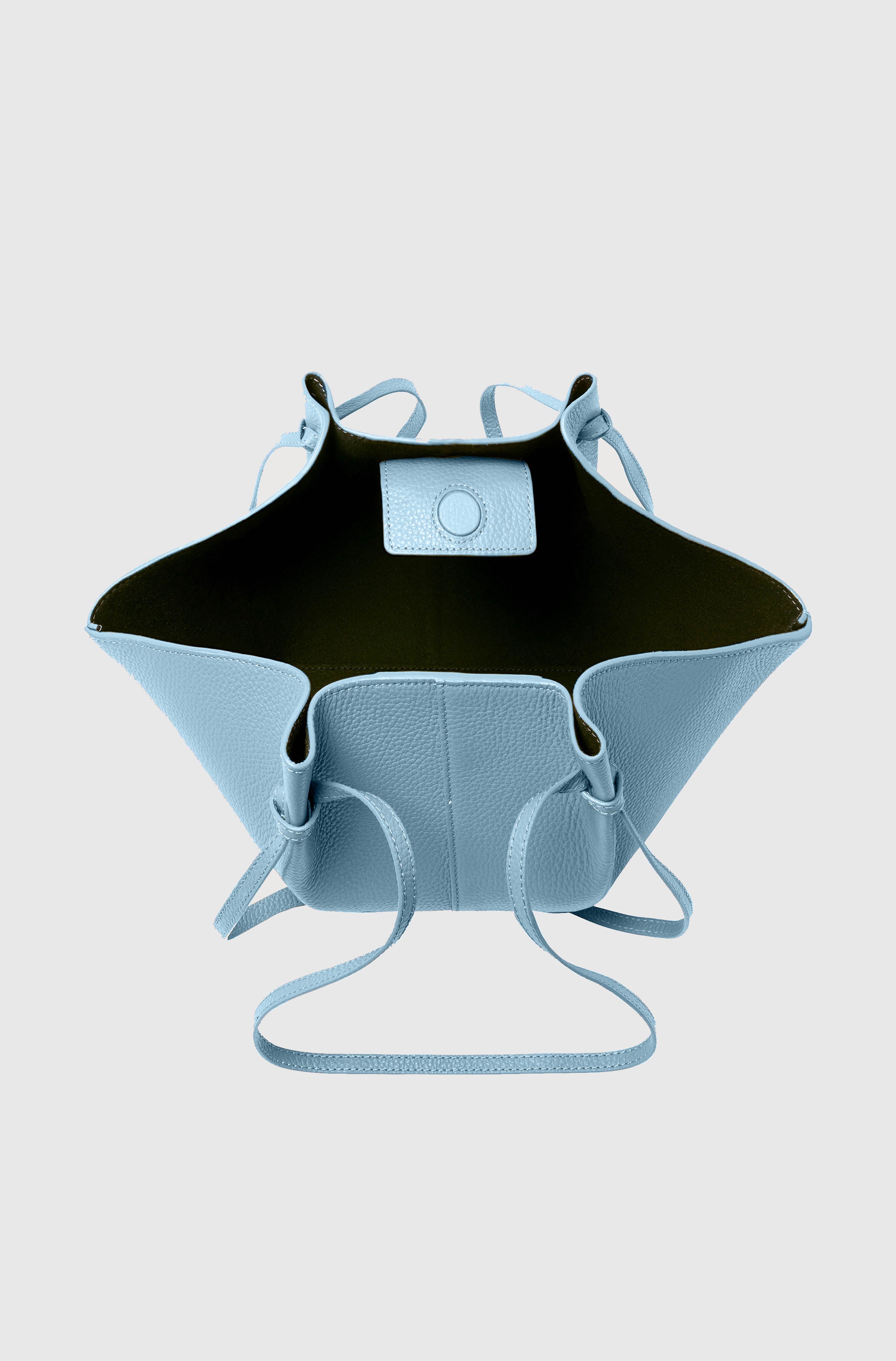 MOCHI - CORNFLOWER PEBBLE GRAINED LEATHER