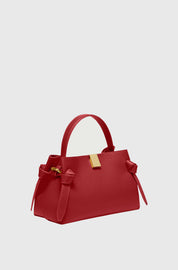 GYOZA MINI - CAYENNE PEBBLE GRAINED LEATHER