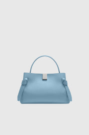 GYOZA MINI - CORNFLOWER PEBBLE GRAINED LEATHER