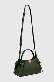 GYOZA MINI - PINE PEBBLE GRAINED LEATHER