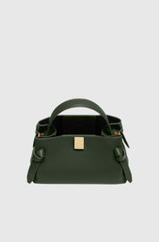 GYOZA MINI - PINE PEBBLE GRAINED LEATHER