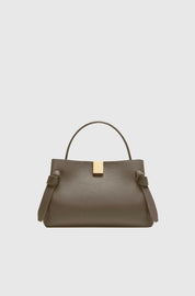 GYOZA MINI - TAUPE PEBBLE GRAINED LEATHER