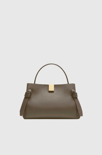 GYOZA MINI - TAUPE PEBBLE GRAINED LEATHER
