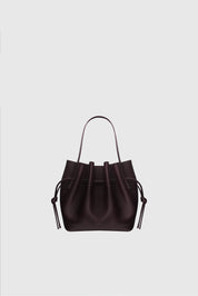 SCALLOP MINI TOTE - CASSIS PEBBLE GRAINED LEATHER