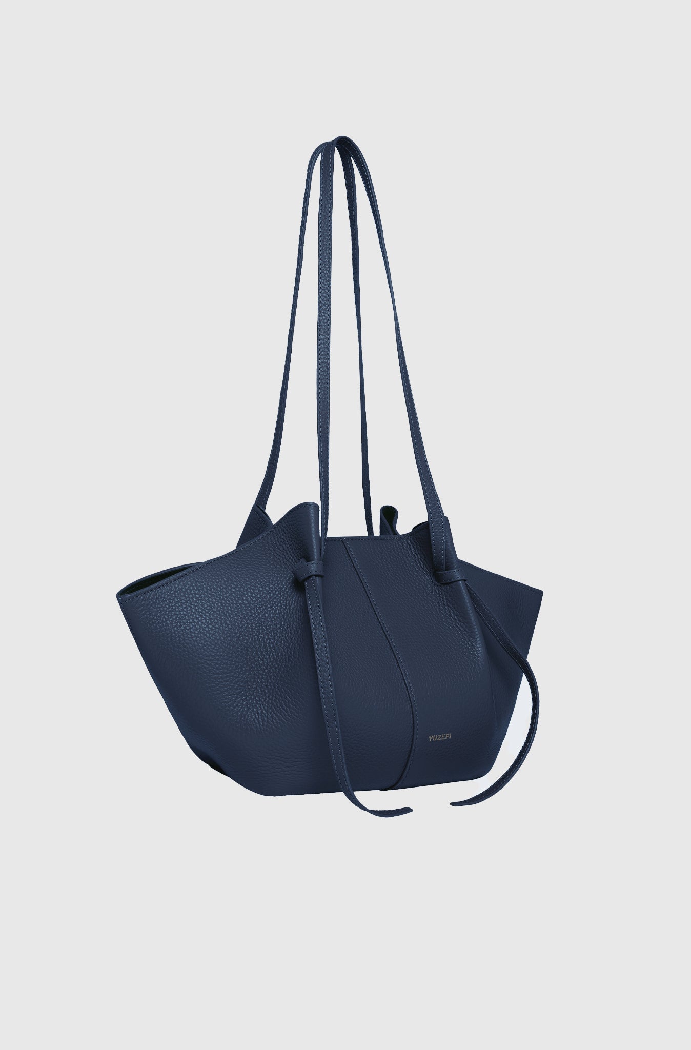 MOCHI - MIDNIGHT PEBBLE GRAINED LEATHER – Yuzefi