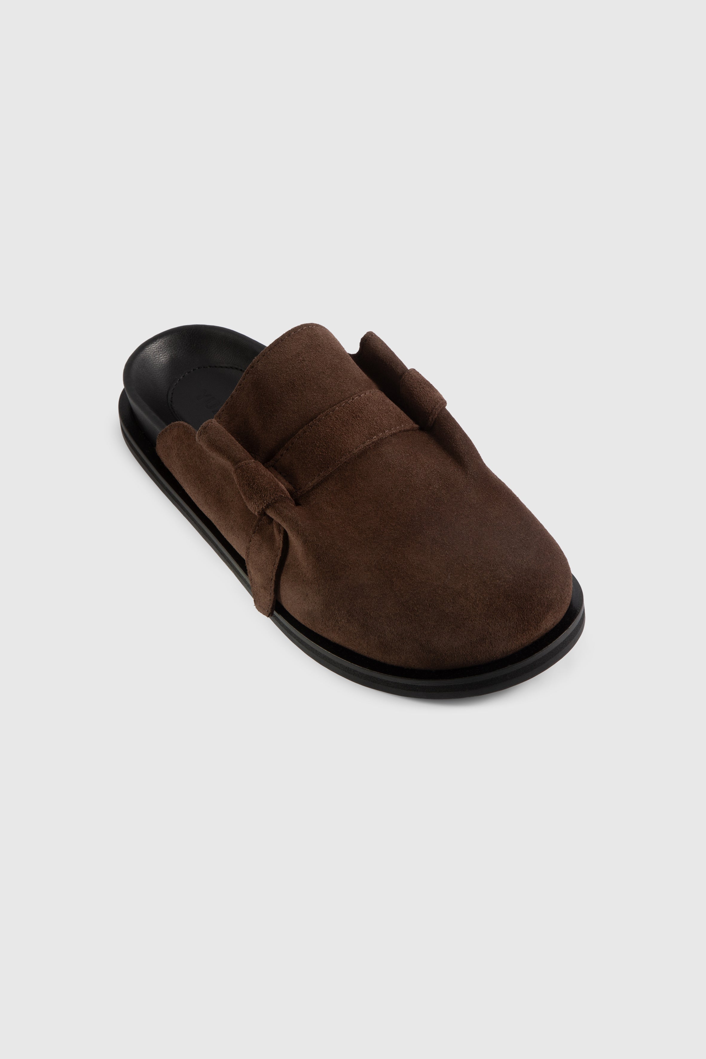 MOCHI SLIDES - BROWN SUEDE